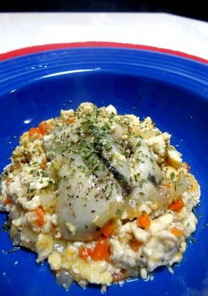 牡蠣豆腐のピラフ風-レシピのメイン写真
