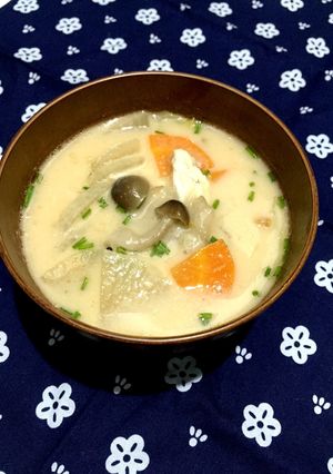 酒粕汁 ある物で簡単♬-レシピのメイン写真