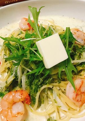 磯の香りのクリームパスタ-レシピのメイン写真
