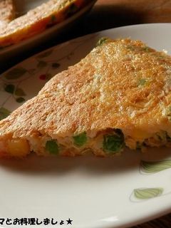 冷凍食品で簡単★チャーハンオムレツ-レシピのメイン写真