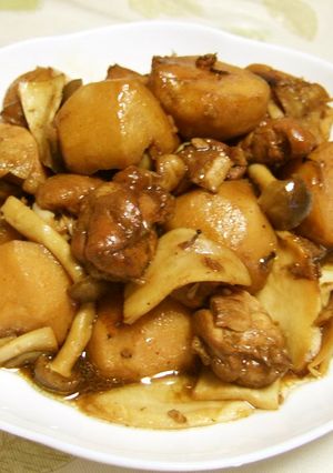 鶏もも肉と里芋のバルサミコ煮♪-レシピのメイン写真