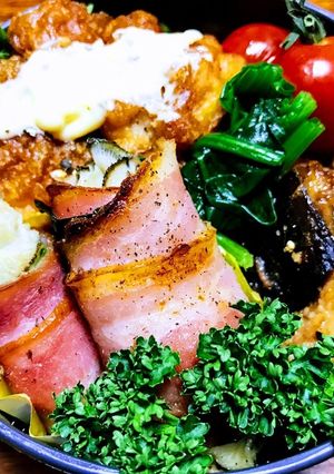 牡蠣ベーコン巻き♪お弁当♪-レシピのメイン写真