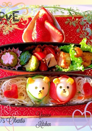 2月28日　 ゆで卵でひな祭り弁当-レシピのメイン写真