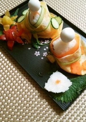 食卓にもお雛様~雛寿司~-レシピのメイン写真