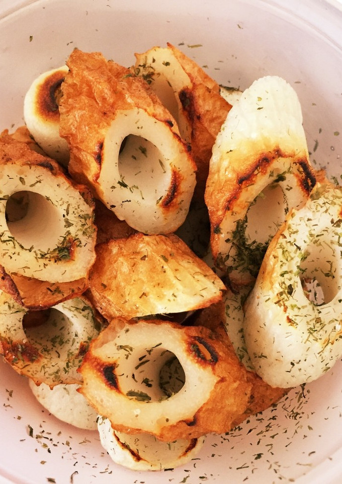 簡単おつまみ☆ちくわののり塩焼き-レシピのメイン写真