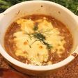 新玉ねぎで オニオングラタンスープ