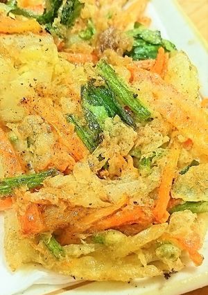 ほうれん草のかき揚げ♪-レシピのメイン写真