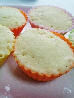 ふわモチ!豆腐の蒸しパン♪離乳食後期~-レシピのメイン写真