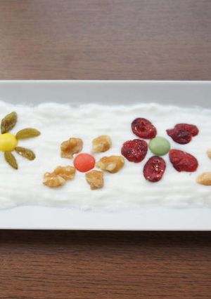 ヨーグルトアート・心待ちの春-レシピのメイン写真