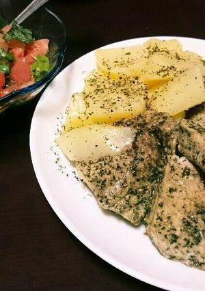 モウカザメのバジル焼き～トマトソースで～-レシピのメイン写真