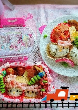 キティちゃん弁当-レシピのメイン写真