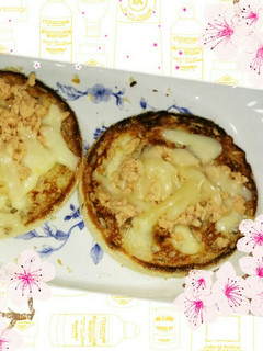 イングリッシュマフィンの鮭チーズトースト-レシピのメイン写真