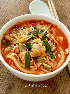 ☆チゲうどん☆-レシピのメイン写真