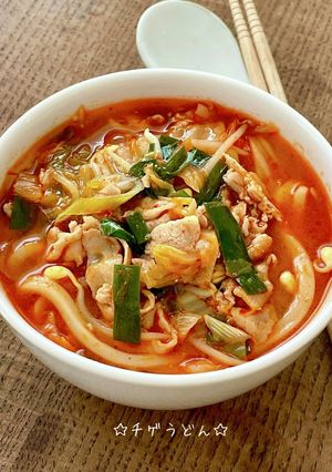 ☆チゲうどん☆-レシピのメイン写真