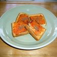 食パンでワインの簡単おつまみ♪