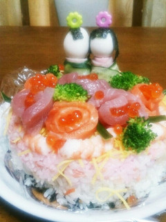 雛祭り寿司ケーキ-レシピのメイン写真