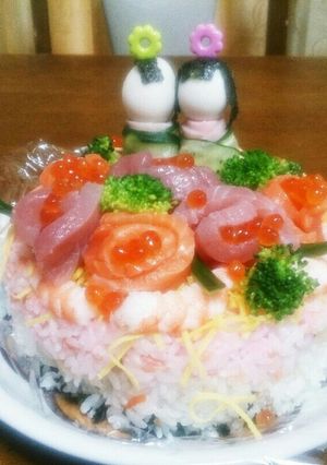 雛祭り寿司ケーキ-レシピのメイン写真