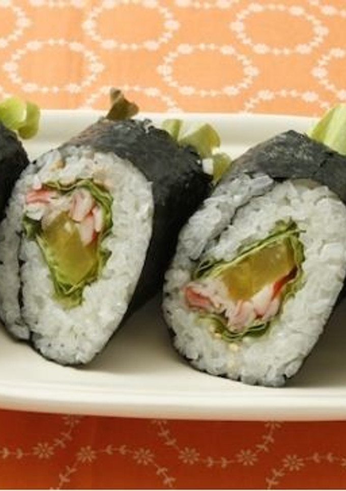酢飯は炊飯器で！簡単サラダ巻き寿司-レシピのメイン写真