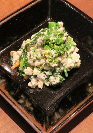 菜の花の白和え-レシピのメイン写真