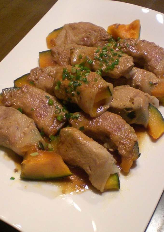 我が家の定番♪かぼちゃの肉巻き-レシピのメイン写真