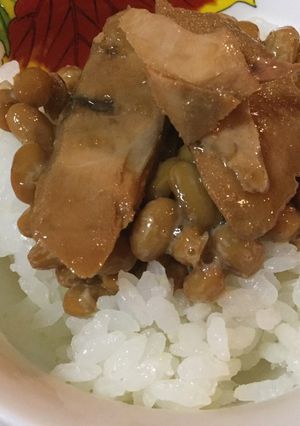 きはだまぐろの甘煮と納豆のご飯-レシピのメイン写真