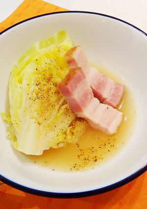 ファインスパイスでベーコンキャベツスープ-レシピのメイン写真
