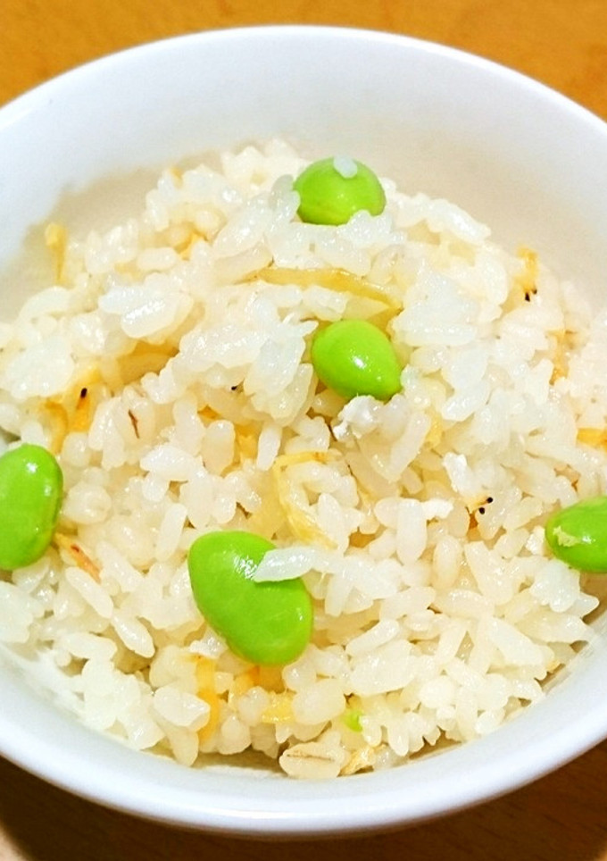 桜エビと枝豆の炊き込みご飯-レシピのメイン写真