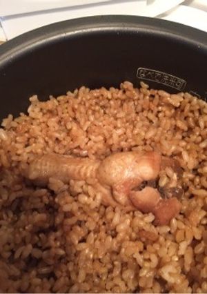 鳥手羽元ご飯-レシピのメイン写真