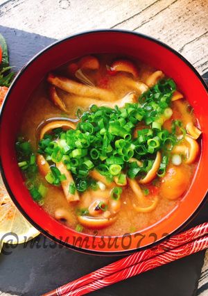 ピリ辛☆豆板醤入りなめこ納豆汁-レシピのメイン写真