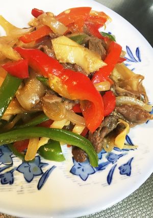 ちょっぴり甘辛ピーマン牛肉炒め(^_^)-レシピのメイン写真