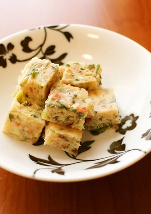 離乳食後期～しんじょう風手づかみ豆腐-レシピのメイン写真