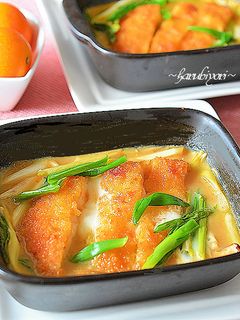 【ホシサン★だししょうゆ】カツとじ煮♪-レシピのメイン写真