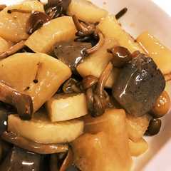 รูปของ 株なめこで♪大根とこんにゃくのトロうま煮