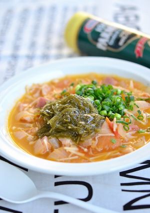 トマトとがごめきざみ昆布のとろみスープ-レシピのメイン写真
