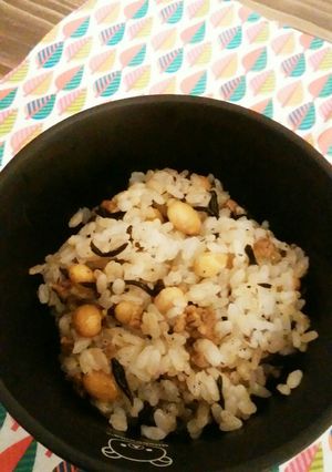 豚ひき肉とひじきの混ぜご飯♡-レシピのメイン写真