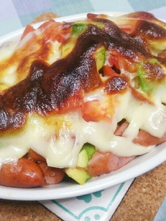 家飲み♡アボカドとトマトの簡単おつまみ-レシピのメイン写真