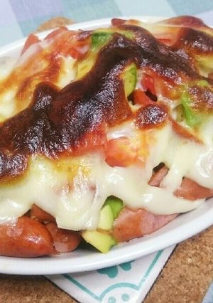 家飲み♡アボカドとトマトの簡単おつまみ-レシピのメイン写真