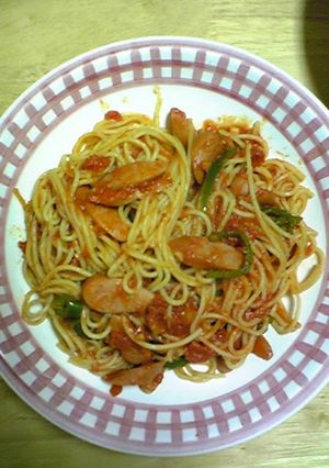 おいしい♡ナポリタン(◕ฺ‿◕ฺ✿ฺ)-レシピのメイン写真