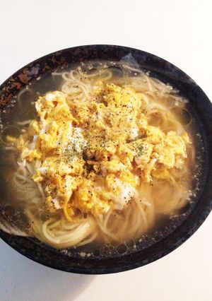 オリーブオイルで絶品 塩ラーメン!-レシピのメイン写真