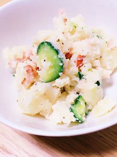 電子レンジだけで!本格ポテトサラダ-レシピのメイン写真