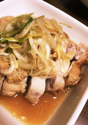 鶏モモ肉のネギソースがけ(油淋鶏風)-レシピのメイン写真
