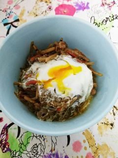 とろたま焼き肉丼-レシピのメイン写真