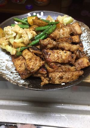 野菜たっぷりポークソテー-レシピのメイン写真