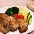 スマチとミンチのレンコン挟み焼き