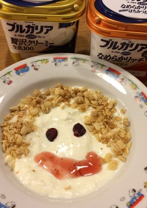 ヨーグルトアートのヨーグルト母さん-レシピのメイン写真