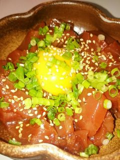 マグロユッケ風-レシピのメイン写真