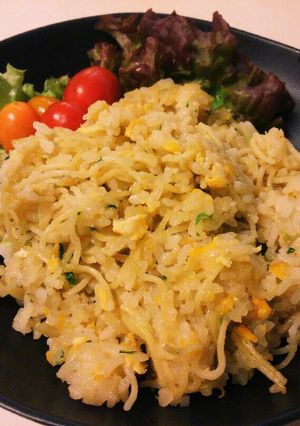 餃子の王将ラーメンでそば飯 もといラー飯-レシピのメイン写真
