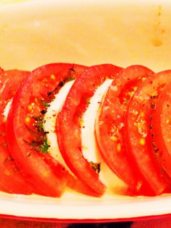 モッツァレラとトマトの焼きカプレーゼ-レシピのメイン写真