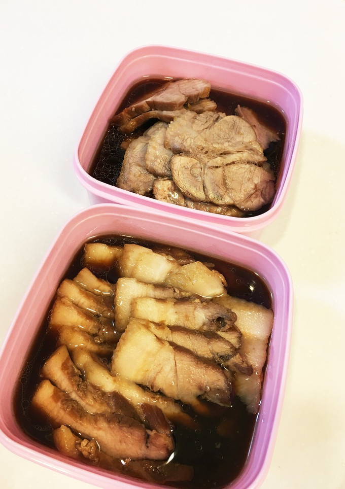 炊飯器で2種同時に 柔らか焼豚-レシピのメイン写真