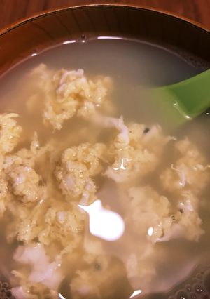 即席たまごスープ-レシピのメイン写真